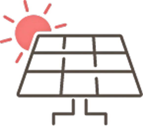 太陽光発電による創エネ