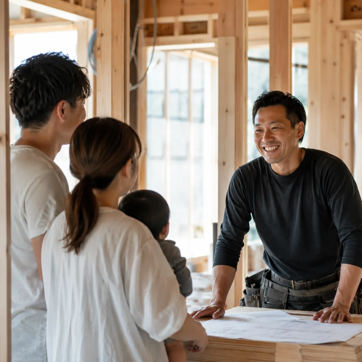 建設現場での会話