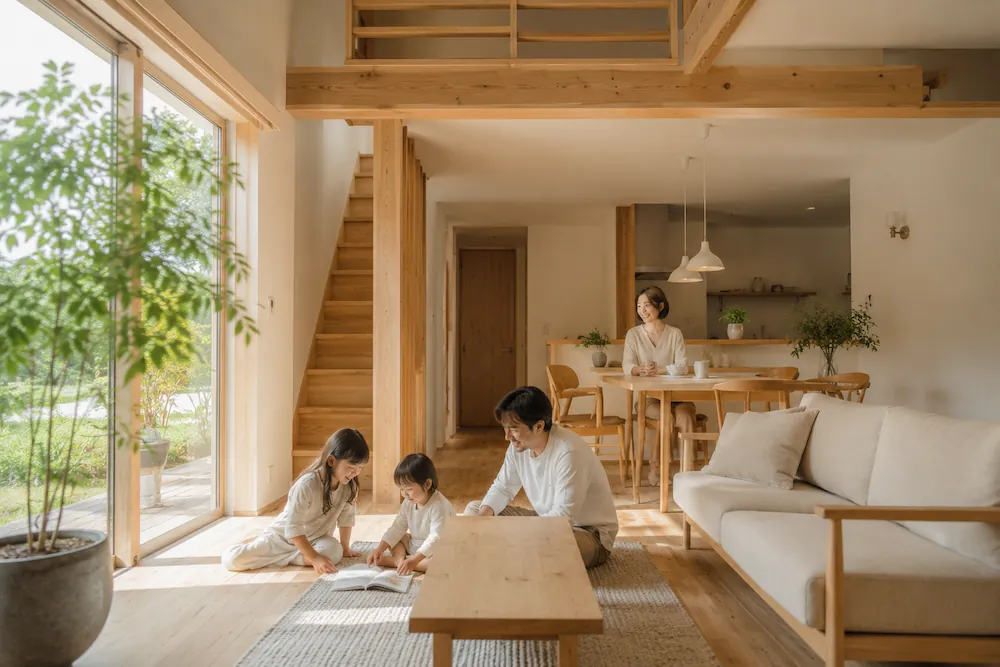 自然素材を使ったあたたかな住まい